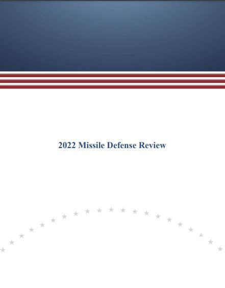 missile defense review 2022 pdf